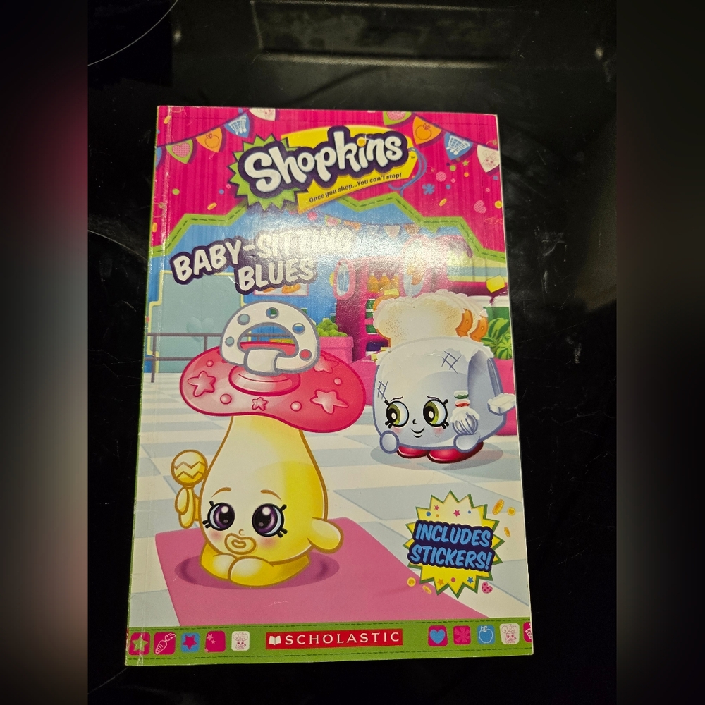 Shopkins Baby-Sitting Blues Story Children's Book